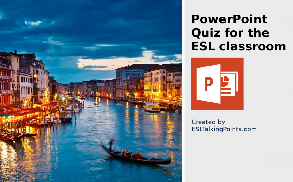 Italy TEFL/ESL/EFL PowerPoint Jeopardy Country Quiz Multiple Choice